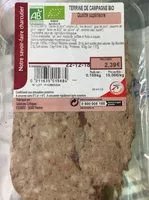 Mängden socker i Terrine de campagne Bio