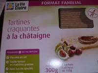 Mängden socker i tartines crasuantes à la châtaigne