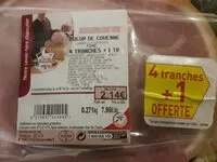 Mängden socker i Jambon cuit superieur