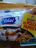 Mängden socker i Découpes de poulet paprika