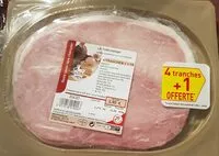 Mängden socker i Jambon supérieur cuit au torchon