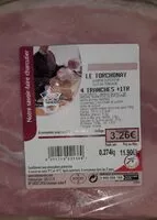 Mängden socker i Jambon Supérieur cuit au torchon