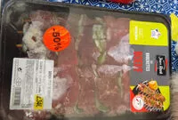 Mängden socker i brochettes de boeuf