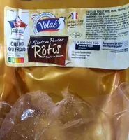 Mängden socker i Filets de poulet rotis