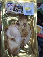 Mängden socker i Filets de poulet rotis traité en salaison