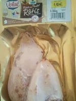 Mängden socker i Filet de poulet rotis traités en salaison