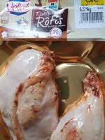 Mängden socker i Filets de poulet