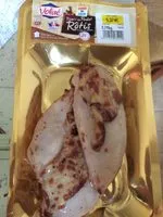 Mängden socker i Filets de poulet roti