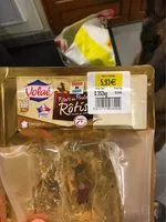 Mängden socker i Filet de poulet rotis