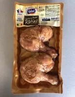 Mängden socker i Cuisses de poulet roties