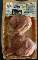 Mängden socker i Cuisse de poulet roties