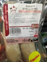 Mängden socker i Boudin blanc de porc aux cepes