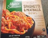 Mängden socker i Spaghetti and meatballs bowl