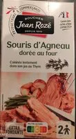 Mängden socker i Souris d'agneau dorée au four