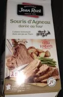 Mängden socker i Souris d'agneau dorée au four