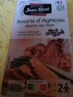 Mängden socker i Souris d'agneau dorée au four