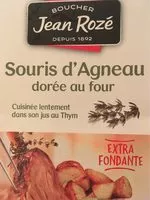 Mängden socker i Souris d’Agneau dorée au four