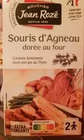 Mängden socker i Souris d'agneau
