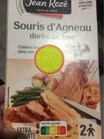 Mängden socker i Souris d'agneau doree au four