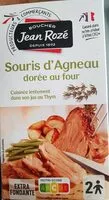 Mängden socker i Souris d'agneau dorée au four