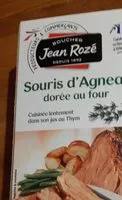 Mängden socker i Souris d'agneau dorée au four