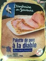 Mängden socker i Palette de porc à la diable