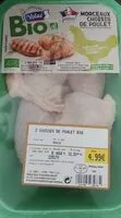 Mängden socker i Cuisses de poulet bio
