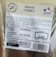 Mängden socker i Boudin noir aux pommes x2