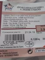 Mängden socker i Véritable andouille de guemene