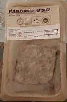 Mängden socker i Pâté de campagne Breton IGP