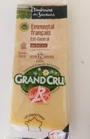 Mängden socker i Emmental français Est-Central au lait cru