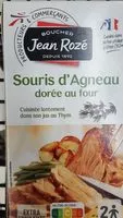 Mängden socker i Souris d'agneau dorée au four au thym