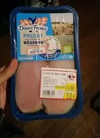 Mängden socker i 2 FILETS DE POULET BLANC