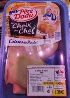 Mängden socker i Cuisses de poulet