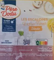 Mängden socker i les escalopes de dindes extrafines