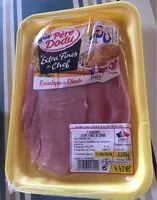 Mängden socker i Escalopes de dinde les extra fines du chefas