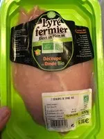 Mängden socker i Escalope de dinde bio