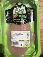 Mängden socker i Filets de poulet blanc fermier biologique
