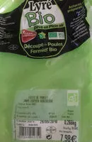 Mängden socker i Découpe de Poulet Fermier Bio