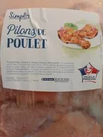 Mängden socker i Pilon de poulet