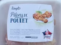 Mängden socker i Pilons de poulet
