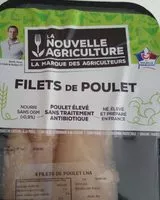 Mängden socker i Filets de poulet
