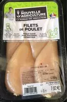 Mängden socker i Filets de poulet