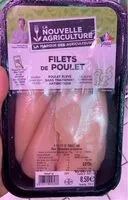 Mängden socker i Filets de poulet