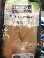 Mängden socker i Filets de poulet