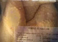 Mängden socker i Cuisses de poulet