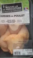 Mängden socker i Cuisses de poulet