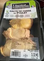 Mängden socker i Hauts de cuisse de poulet