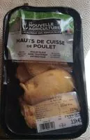 Mängden socker i Hauts de cuisse de poulet