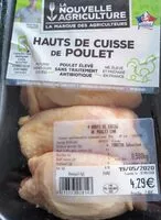 Mängden socker i Hauts de cuisse de poulet